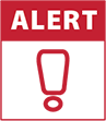 ALERT Icon Image of a exclamation point used as the Icon for "ALERT".