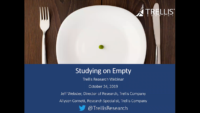 Thumbnail image of screenshot for webinar entitled "Studying on Empty"