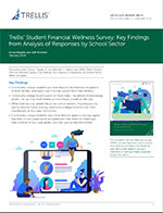 An image of a screenshot of the Student Financial Wellness Survey Report Brief.