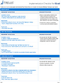 A screenshot of the iGrad Checklist.