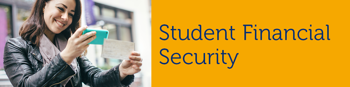 An image representing "Student Financial Security".