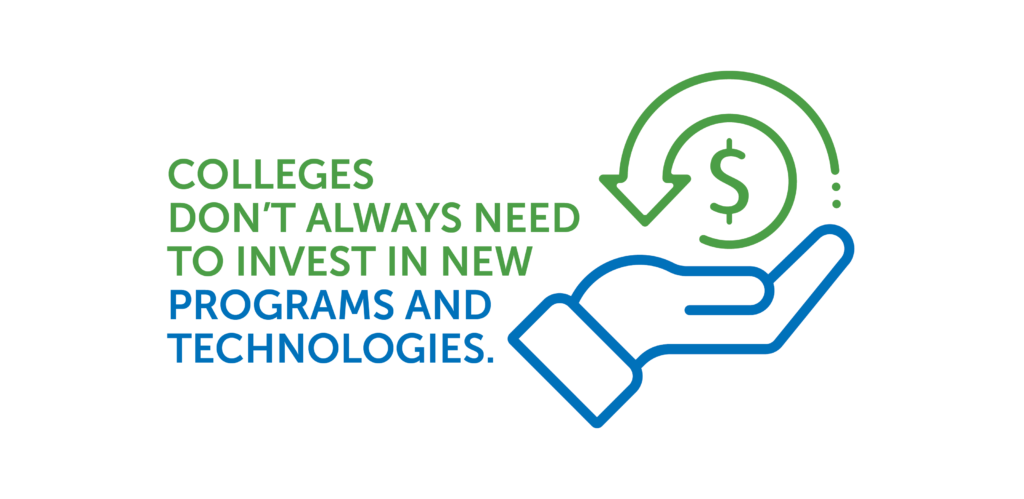 Colleges Don't Always Need to Invest in New Programs and Technologies