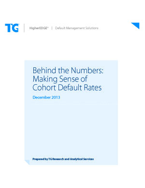 Behind the Numbers: Making Sense of Cohort Default Rates