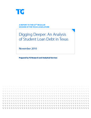 Digging Deeper: An Analysis of Student Loan Debt in Texs