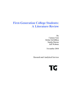 First-Generation College Students_ A Literature Review