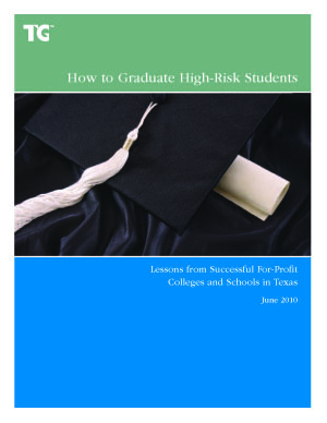 How to Graduate High-Risk Students