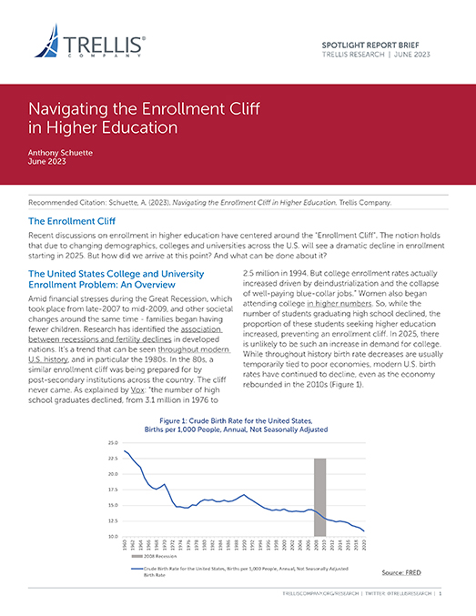 Research Brief Navigating Enrollment Cliff